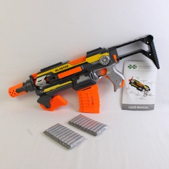 Toyz Battery Operated Electric Blaster Shooting Toy Gun W/ 29 Foam Darts Tested