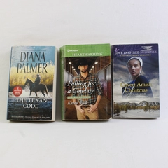 Lot of 3 Romance Books 2 Harlequin and 1 Love Inspired Paperback Good