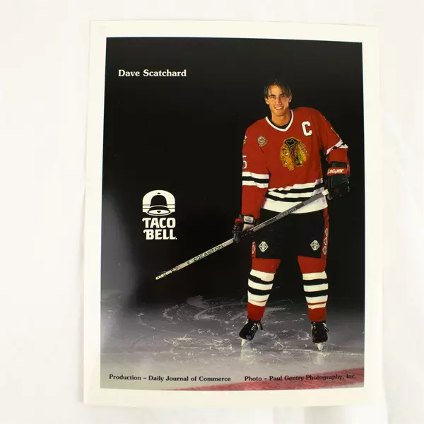 Lot of 2 Portland Winterhawks 8x10 Photos Brad Swanson Dave Scatchard