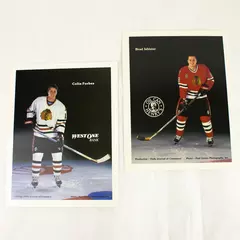 Lot of 2 Portland Winterhawks 8x10 Photos Colin Forbes & Brad Isbister