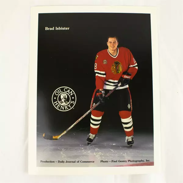Lot of 2 Portland Winterhawks 8x10 Photos Colin Forbes & Brad Isbister