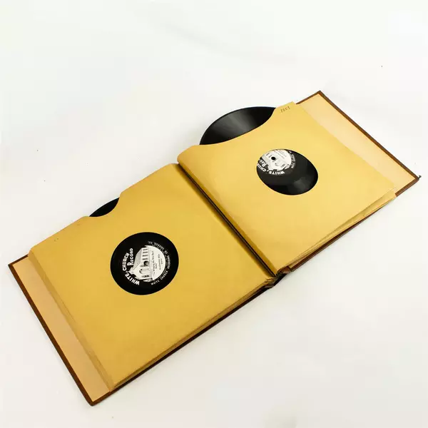 Lot of 10 78 RPM Records with Storage Case - Untested