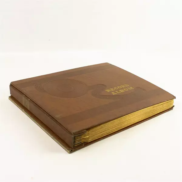 Lot of 10 78 RPM Records with Storage Case - Untested