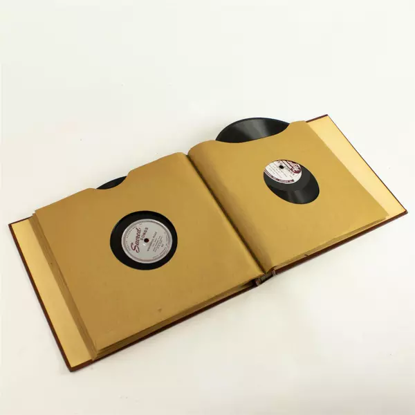 Lot of 10 78 RPM Shellac Records w/ Carrying Case Assorted Songs As is