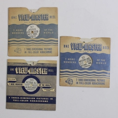 Lot of 3 View-Master Reels Jasper 317 Waterton Lakes Park 321 Victoria BC 313
