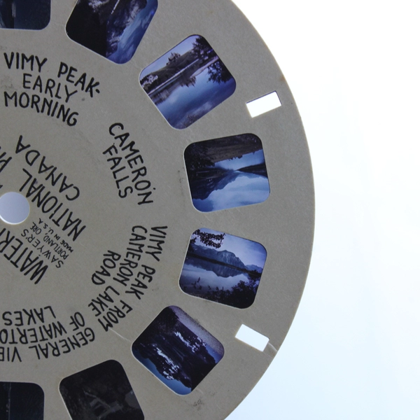 Lot of 3 View-Master Reels Jasper 317 Waterton Lakes Park 321 Victoria BC 313