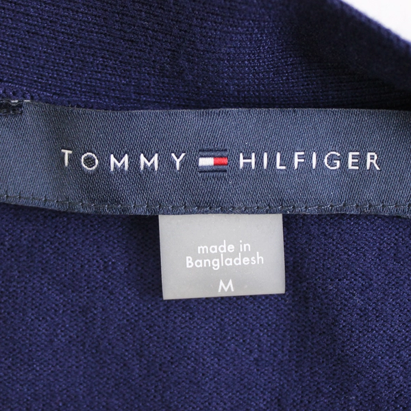 Tommy Hilfiger Blue Long Sleeve Cropped Open Cardigan Women's Size Medium