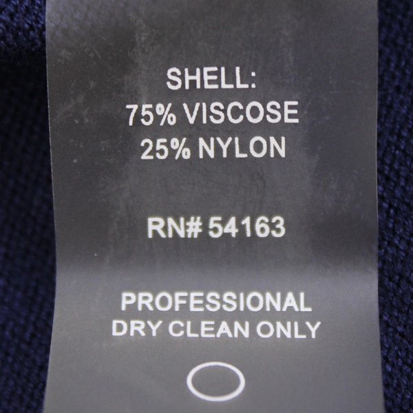 Tommy Hilfiger Blue Long Sleeve Cropped Open Cardigan Women's Size Medium