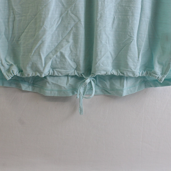 Title Nine Women’s M Mint Upland Sleeveless Sun Shirt with Drawstring Waist