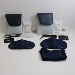 Lot Of 2 Raven + Lily American Airlines Toiletry Bags/Amenity Kits