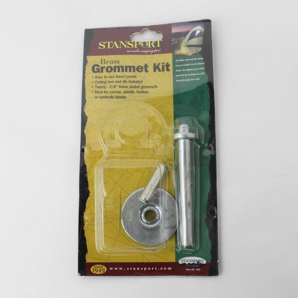 Stansport Brass Grommet Kit Plus A Revolving Leather Hole Punch 6 Sizes
