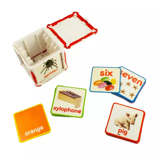 Embryonics My First Flash Cube 55 Cards Learning Flashcards Used