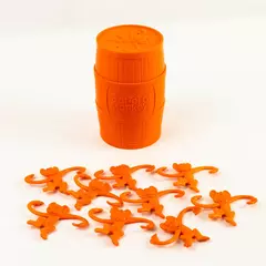 Hasbro Barrel of Monkeys Orange Barrel w/ 8 Monkeys Classic Game