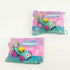 Set of 2 Monster Cars Square Cup Derby Cars New Collectible Toy