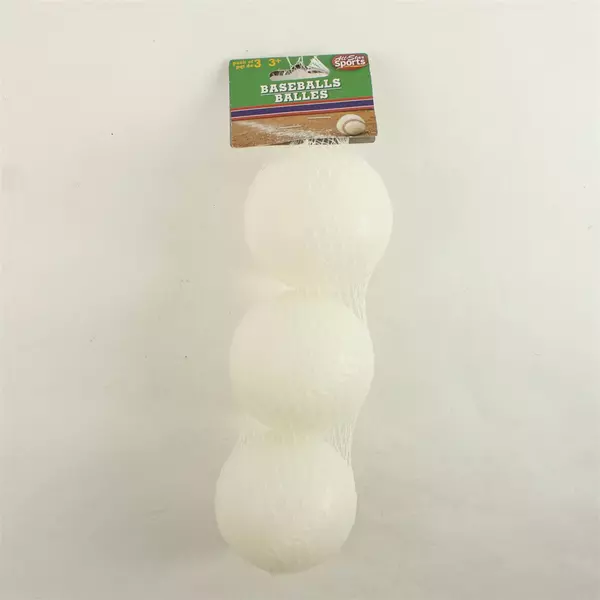 All Star Sports 3-Pack Plastic Baseballs New Practice Training