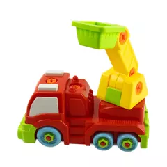 Educational Disassembly Firetruck Toy Bright Colors STEM Fine Motor
