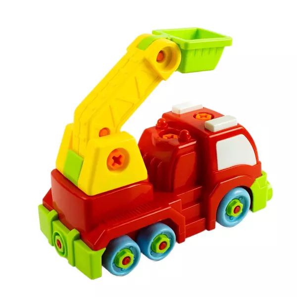 Educational Disassembly Firetruck Toy Bright Colors STEM Fine Motor
