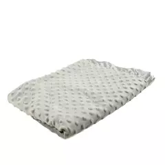 Grey Baby Blanket 30x40 Soft Lightweight Stroller Crib Lap