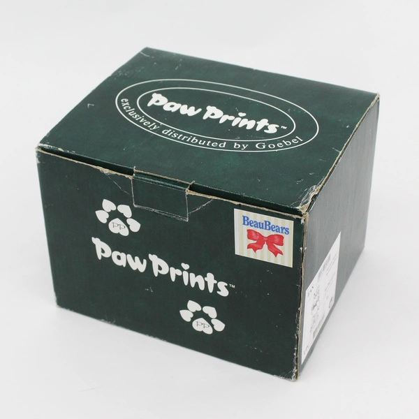 Vintage Goebel Paw Prints Beau Bears Hand Painted Melvin & Michael Figurine