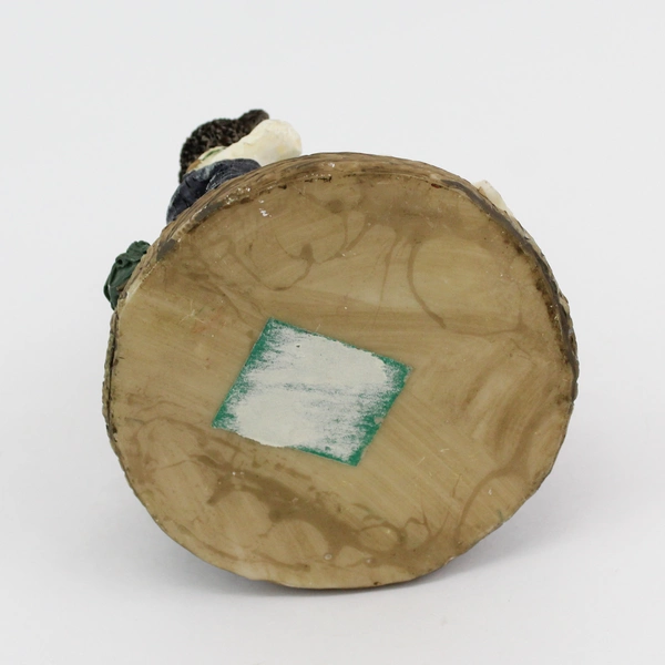 Vintage Resin Bear Figurine Teacher Giving 2 Students A Math Lesson