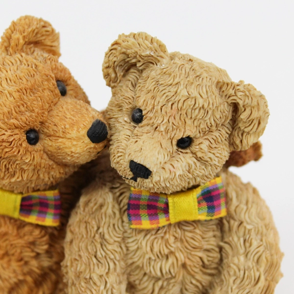 Goebel Paw Prints Beau Bears Owen & Olive Hand Painted Resin Figurine