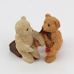 Goebel Paw Prints Beau Bears Teddy Bear Figurines Cedric & Susie