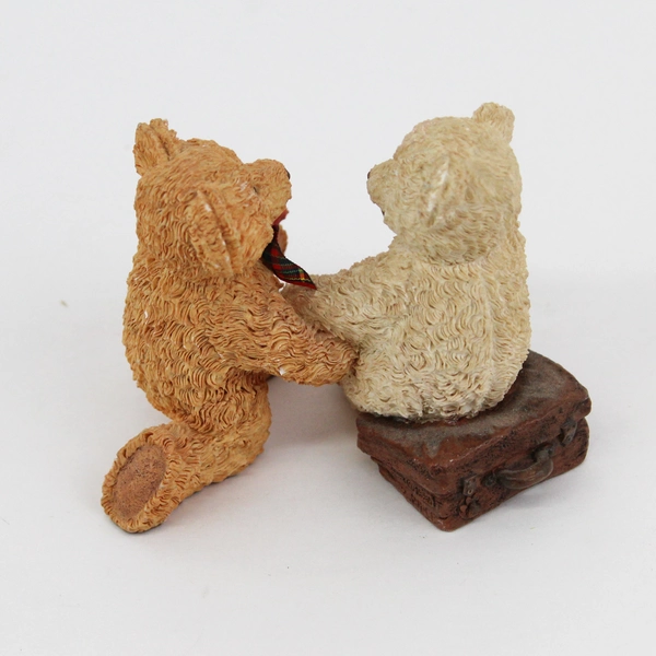 Goebel Paw Prints Beau Bears Teddy Bear Figurines Cedric & Susie