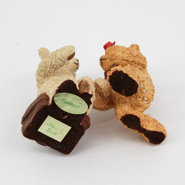 Goebel Paw Prints Beau Bears Teddy Bear Figurines Cedric & Susie