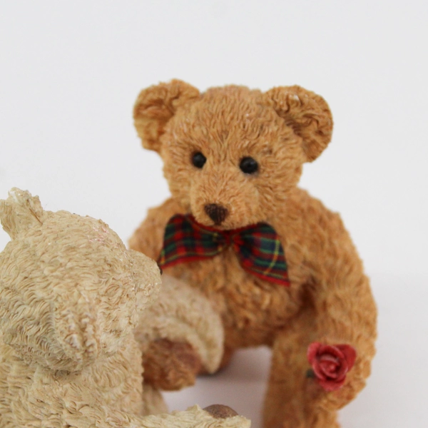 Goebel Paw Prints Beau Bears Teddy Bear Figurines Cedric & Susie