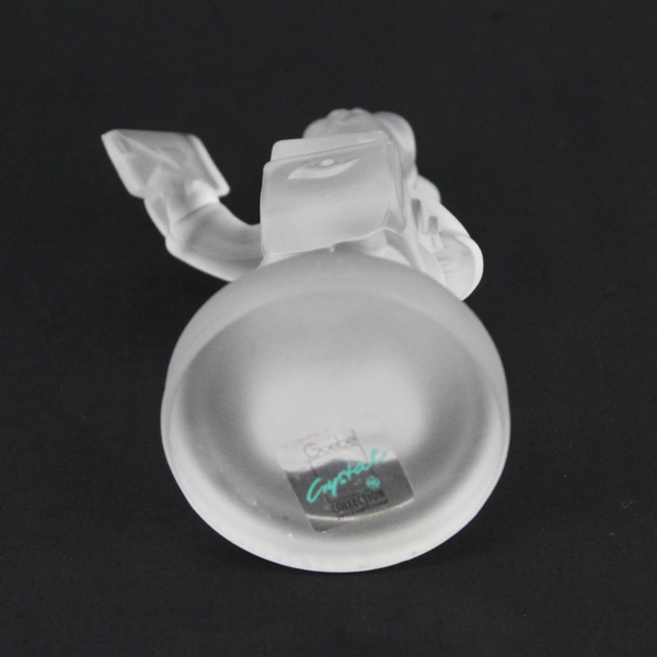 Goebel Crystal Collection Lead Crystal Postman Figurine By M J Hummel 4" Retired