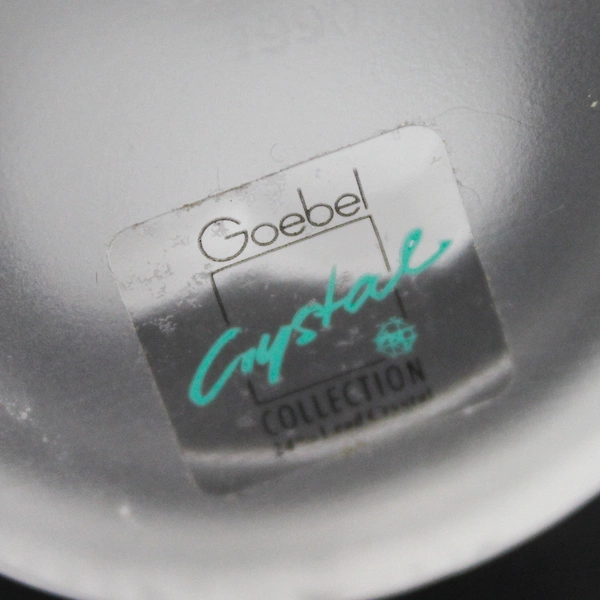 Goebel Crystal Collection Lead Crystal Postman Figurine By M J Hummel 4" Retired