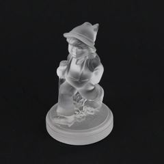 Goebel Crystal Collection “Grandpa’s Boy” Lead Crystal Figurine Retired