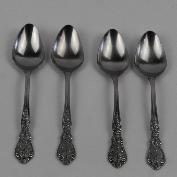 Set of 4 Rose by MSI Stainless Japan 7.5" Soup Spoons