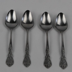 Set of 4 Rose by MSI Stainless Japan 7.5" Soup Spoons