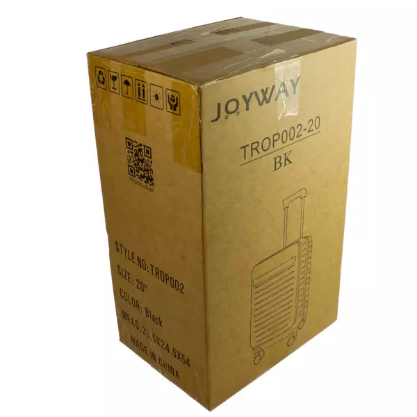 Joyway 20" Carry-On Travel Luggage Black New Sealed Box