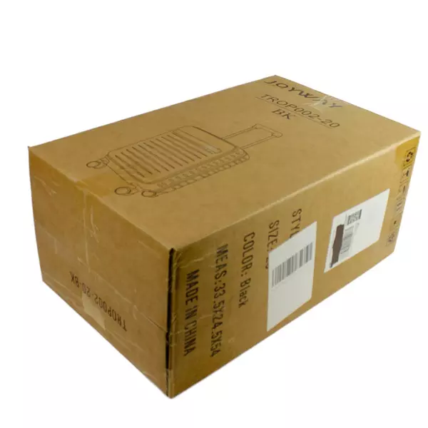 Joyway 20" Carry-On Travel Luggage Black New Sealed Box