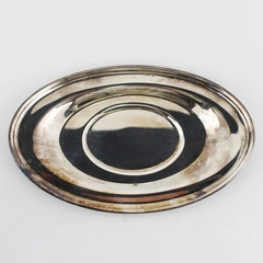 Oneida Silver Plated Oval Serving Tray Dish 9 “x 5.5”