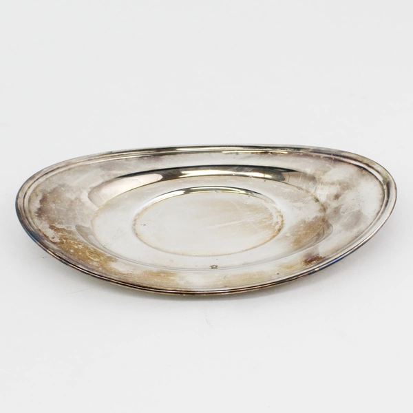 Oneida Silver Plated Oval Serving Tray Dish 9 “x 5.5”