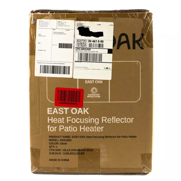 East Oak Patio Heater Reflector Shield Focusing Replacement 