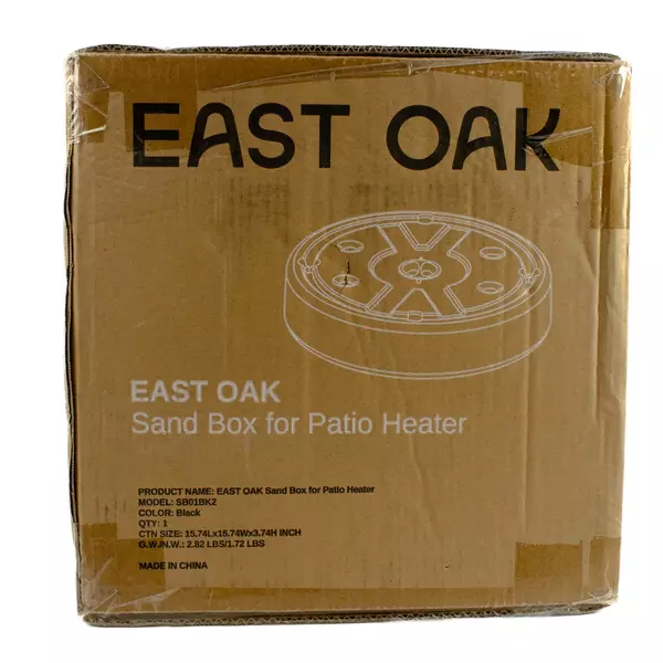 EAST OAK Patio Heater Sand/Water Base Box Accessory - New