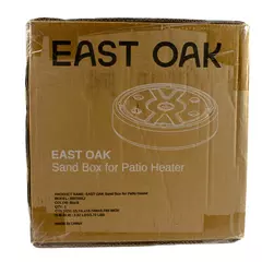 EAST OAK Patio Heater Sand/Water Base Box Accessory - New