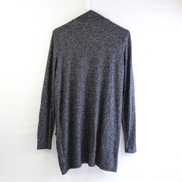 J. Crew Women's S Gray Heather Long Sleeve Stretch Cardigan with Pockets