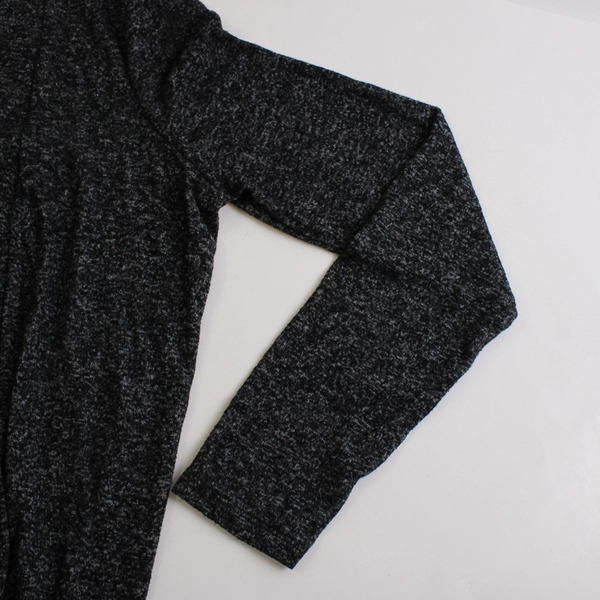 J. Crew Women's S Gray Heather Long Sleeve Stretch Cardigan with Pockets