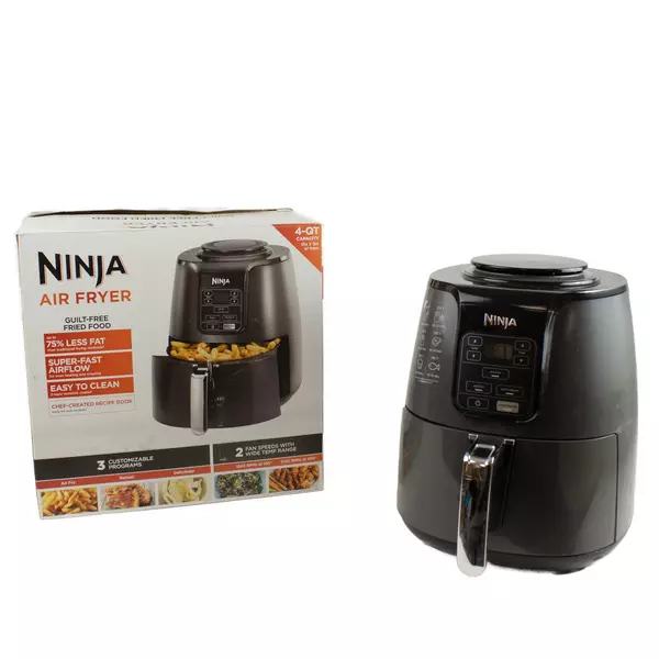 Ninja AF100WM 4QT Air Fryer Black Used Untested