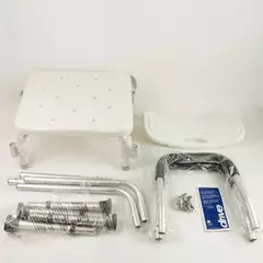 Drive Medical 12445KD-1 Knockdown Bath Bench w/ Back & Removable Padded Arms
