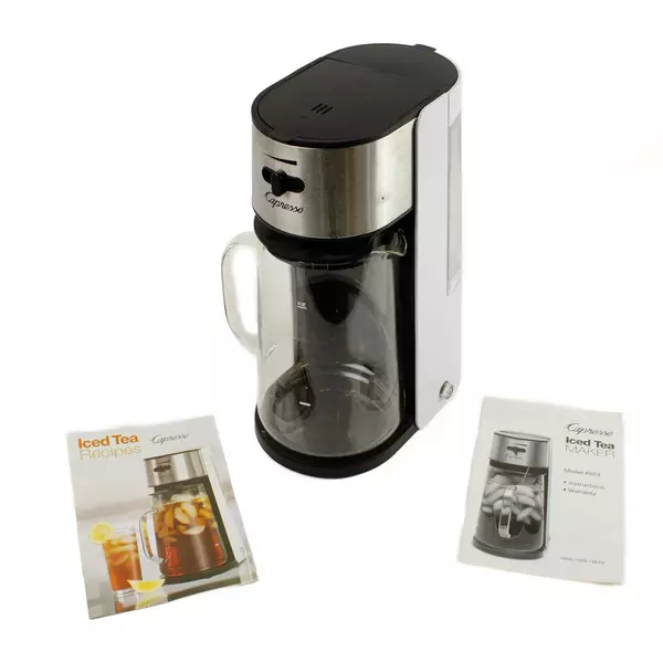 JURA CAPRESSO Iced Tea Maker Brewer Model 624.02 w/ 80oz Pitcher Powers On