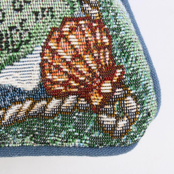 Boyds Bears Shipmates Nautical Beach Themed Tapestry Throw Pillow 12"