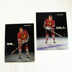 Lot of 2 Portland Winterhawks 8x10 Photos Shayne Sieker Brantt Myhres