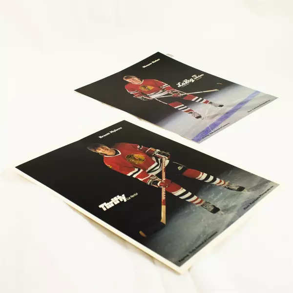 Lot of 2 Portland Winterhawks 8x10 Photos Shayne Sieker Brantt Myhres