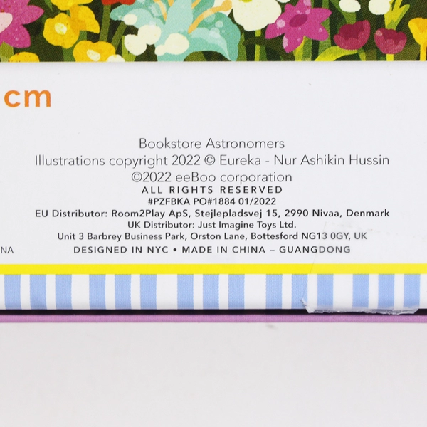 500 PC eeBoo Jigsaw Puzzle "BOOKSTORE ASTRONOMERS" Complete  